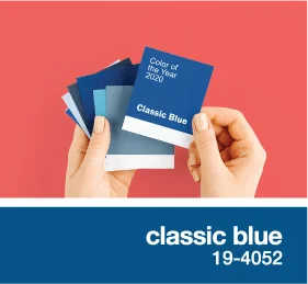 classic blue color of the year 2020