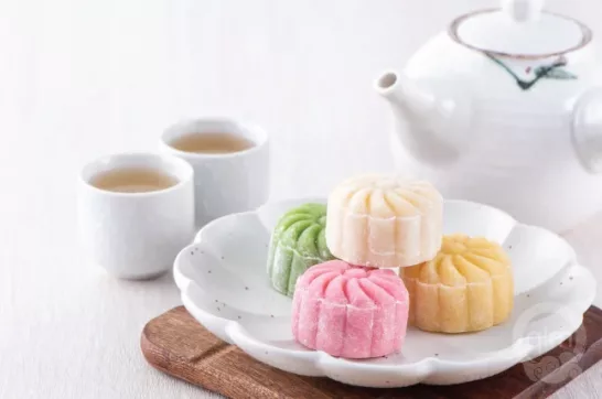 colourful mooncakes