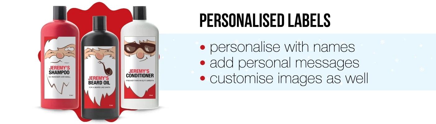 personalised labels