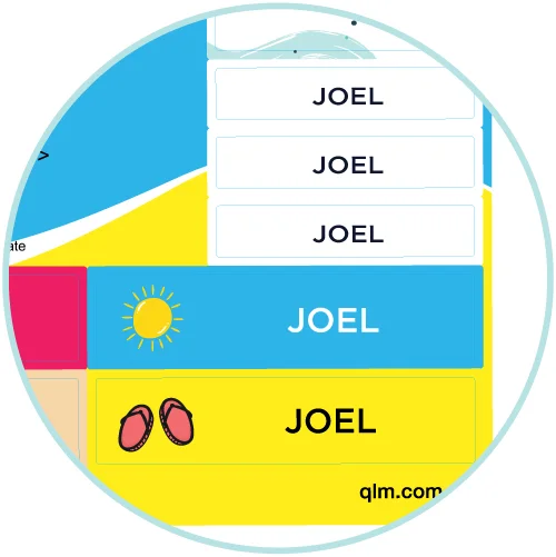 Personalised stickers