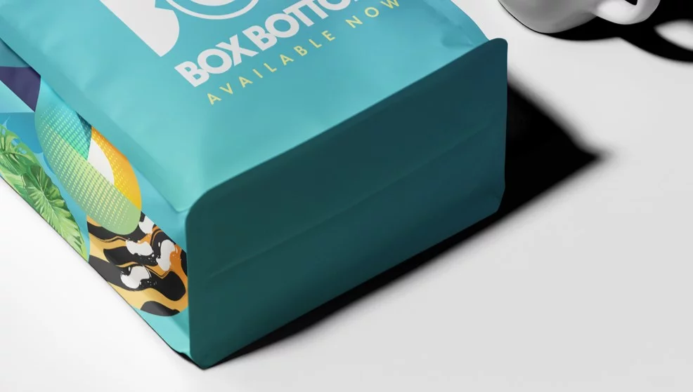 flat bottom gusset for box bottom bags