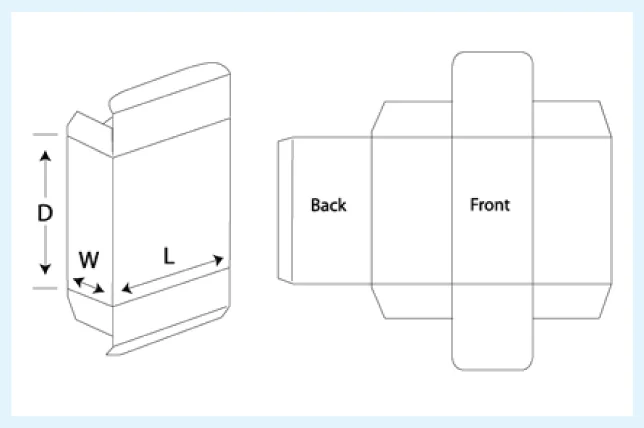 Standard Straight Tuck End