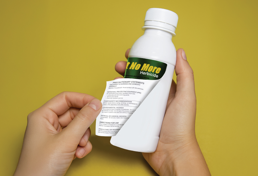 Bothside labels - Double side stickers