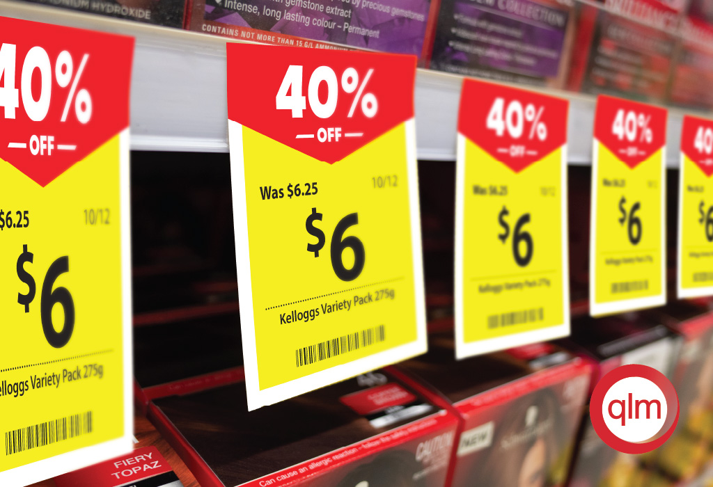 Sticky Tickets for supermarkets