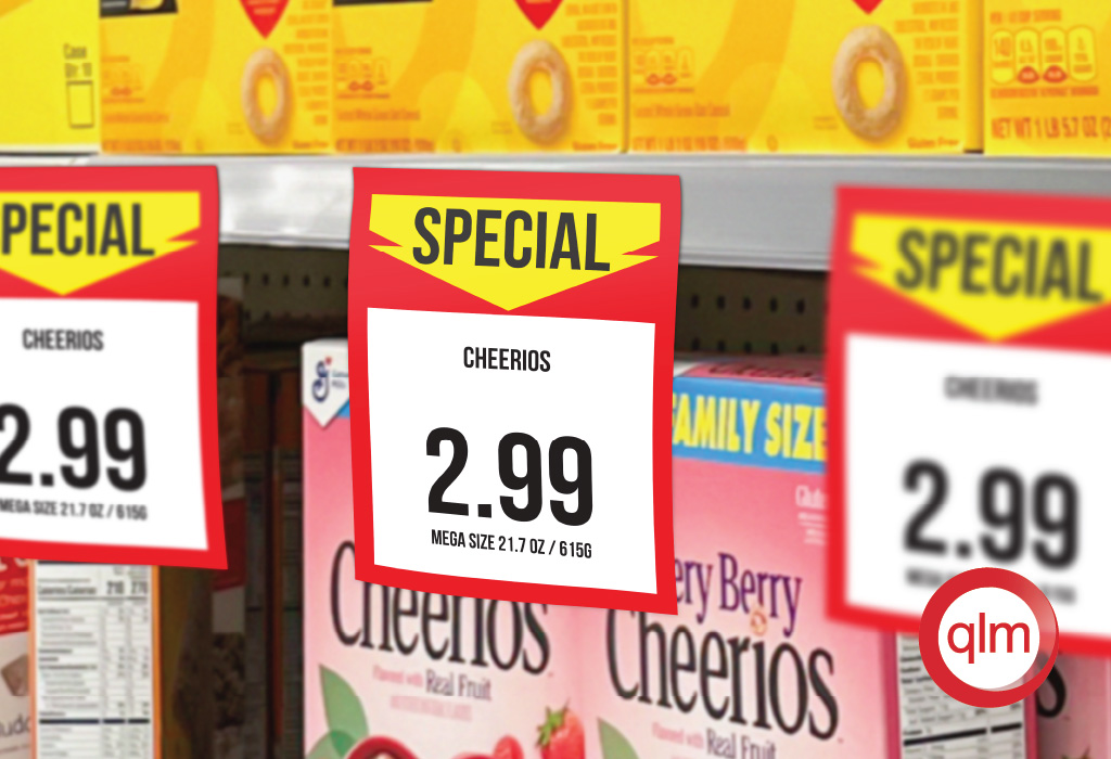Promotional Stickers for supermarkets & retailers - sticky tickets