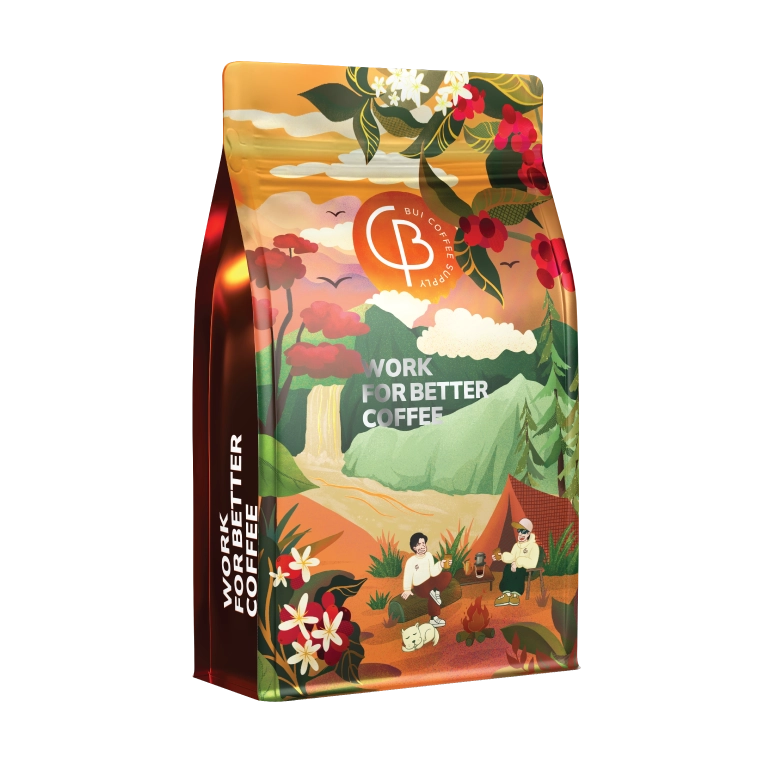 Coffee box bottom bags