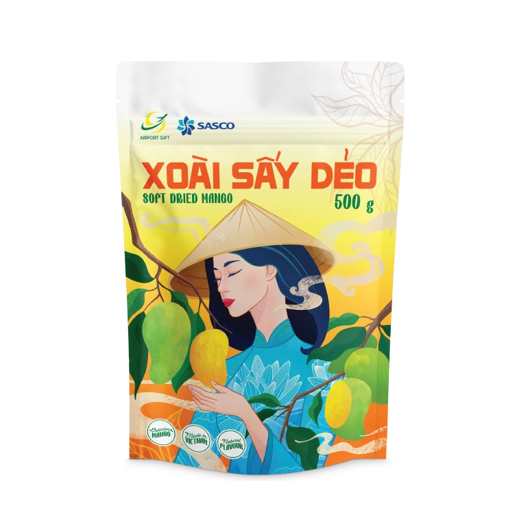 Túi Zip đứng cho trái cây sấy dẻo