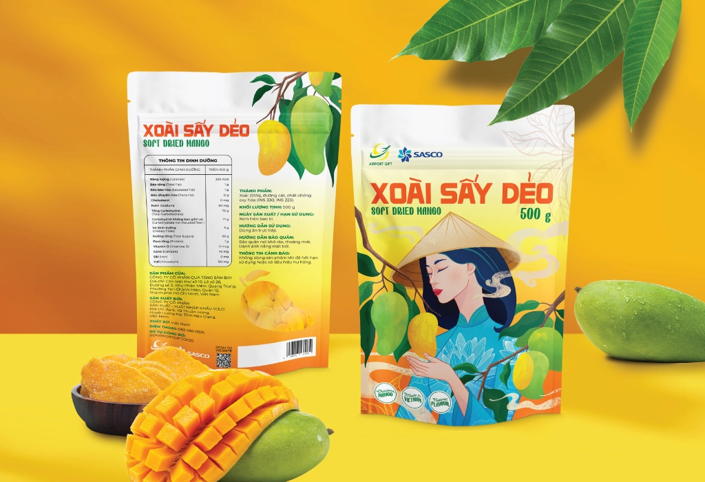 Túi zip cao cấp cho trái cây sấy dẻo